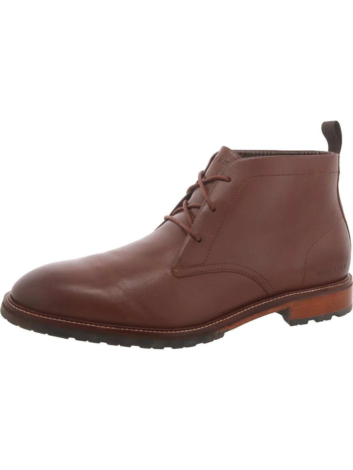 BERKSHIRE LUG Mens Comfort Insole Leather Chukka Boots