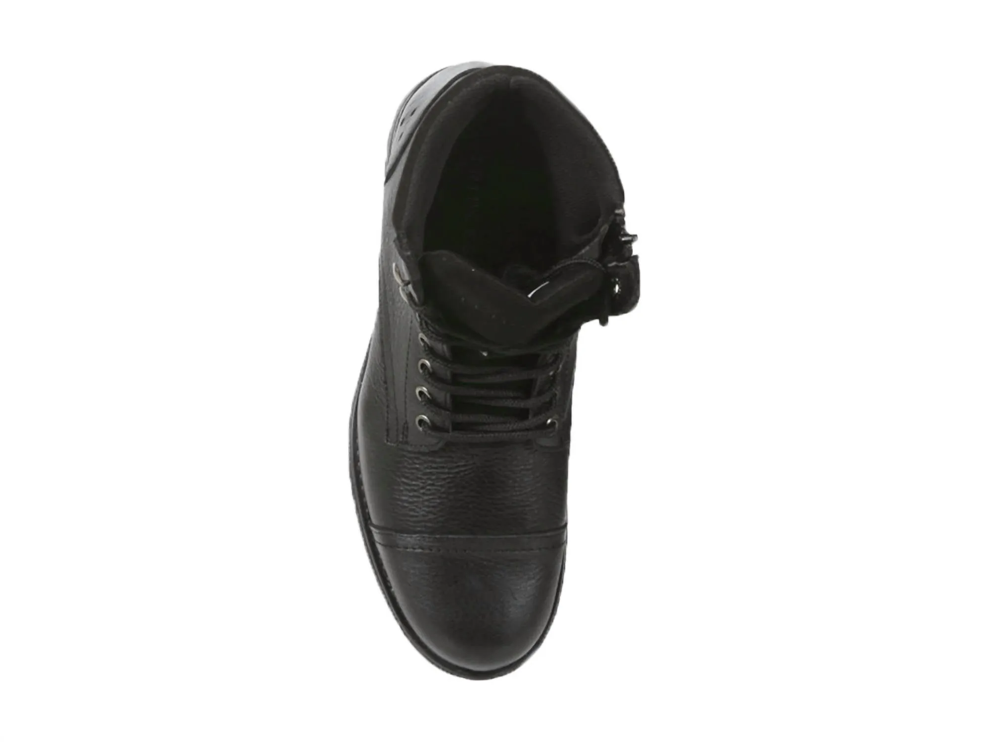 Casual Leather Mercer Boot In Black