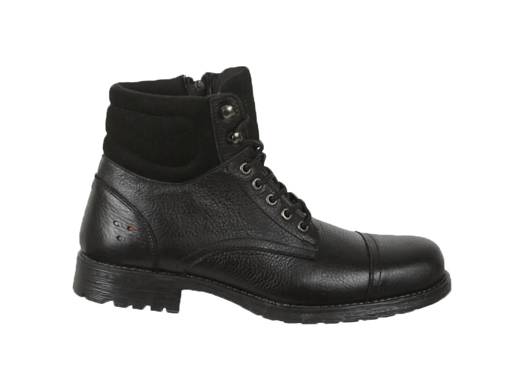 Casual Leather Mercer Boot In Black