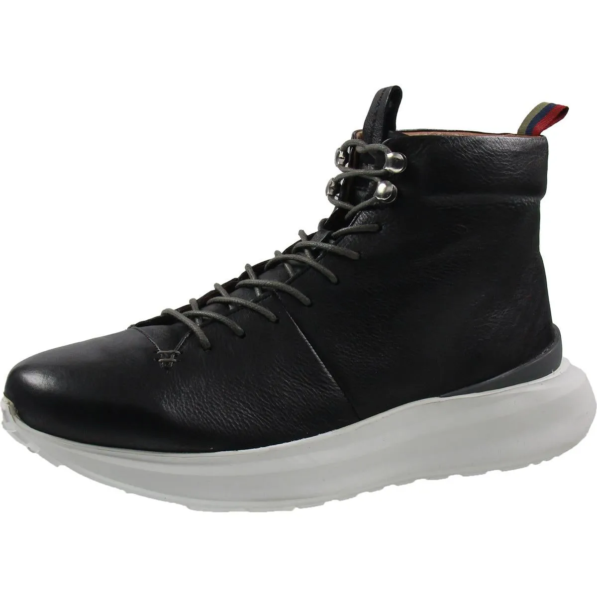 Jonah Mens Leather Combat & Lace-Up Boots